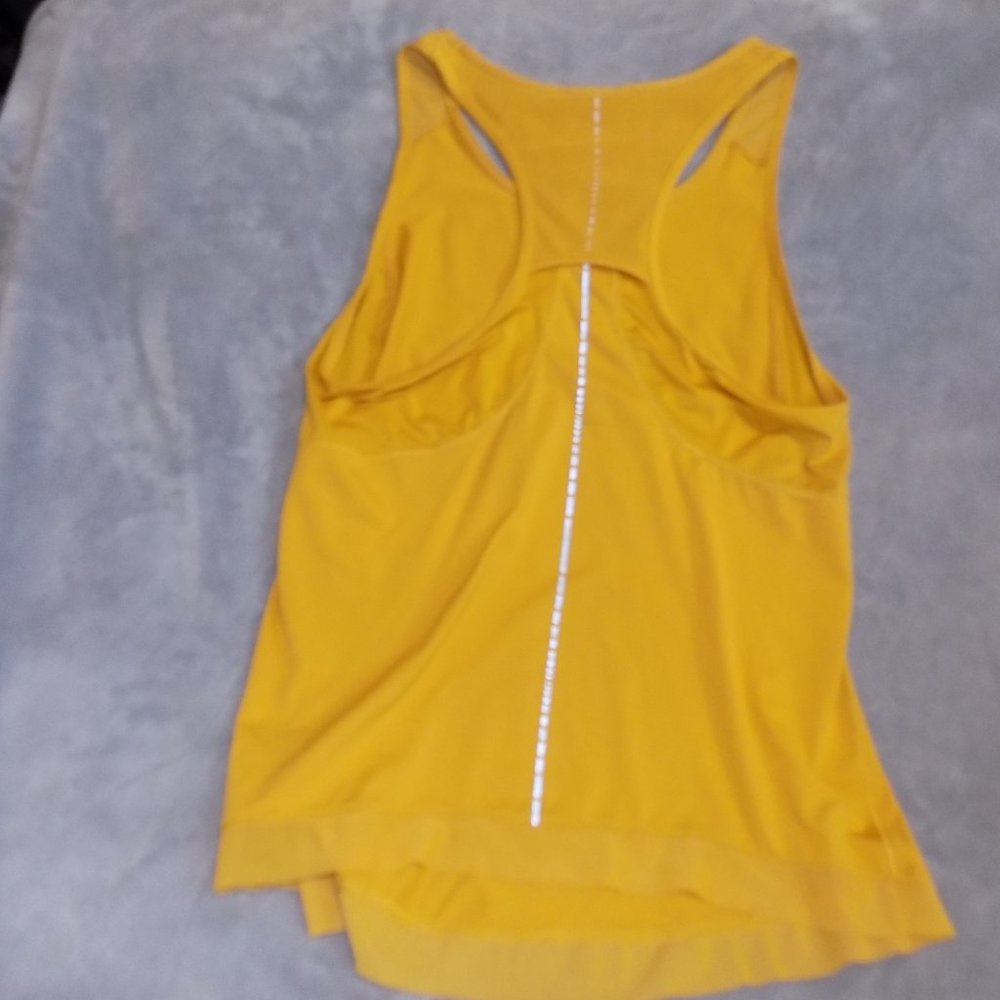 Shirt, yellow top, workout tank, medium